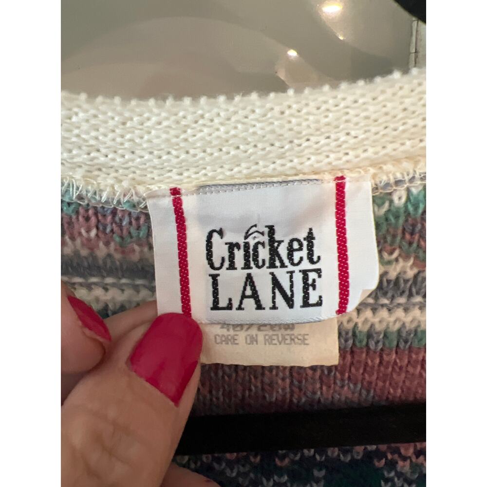 Vintage Cricket Lane size 20W sweater vest - Picture 2 of 4
